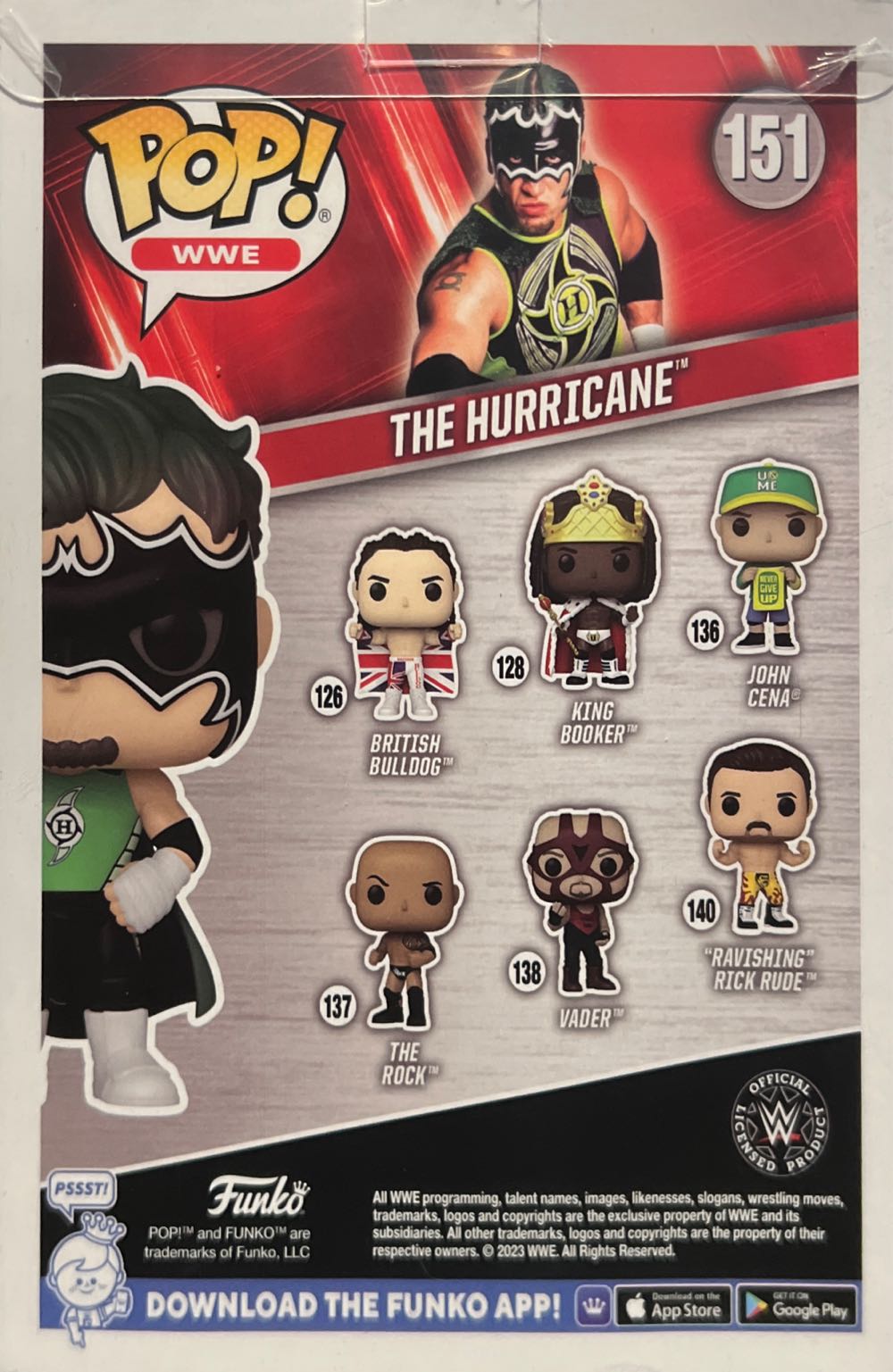 The Hurricane - WWE vinyl figure collectible - Main Image 2