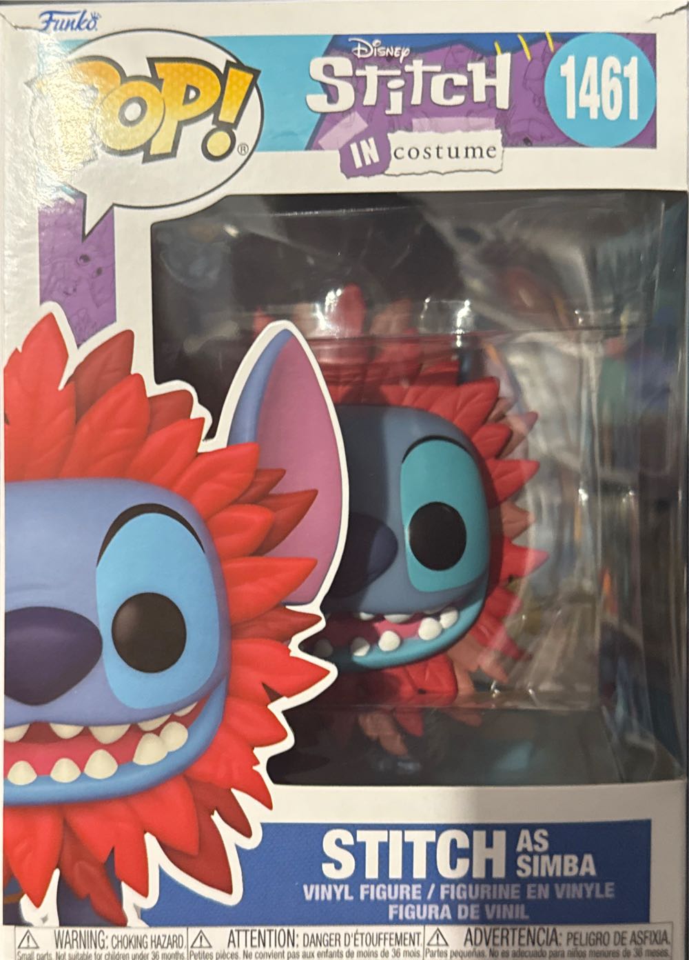 Stitch: Stitch as Simba, #1461 - Lilo and Stitch vinyl figure collectible [Barcode 889698751643] - Main Image 3