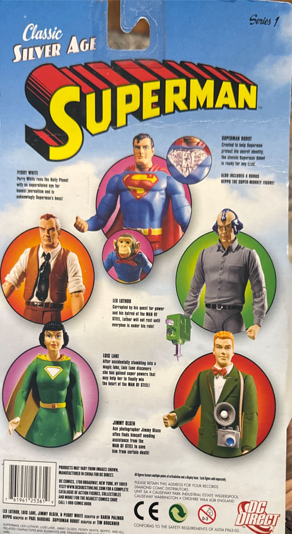 Diamond Comic Distributors Classic Silver Age Superman Series: Lois Lane 6”  vinyl figure collectible [Barcode 761941253619] - Main Image 3