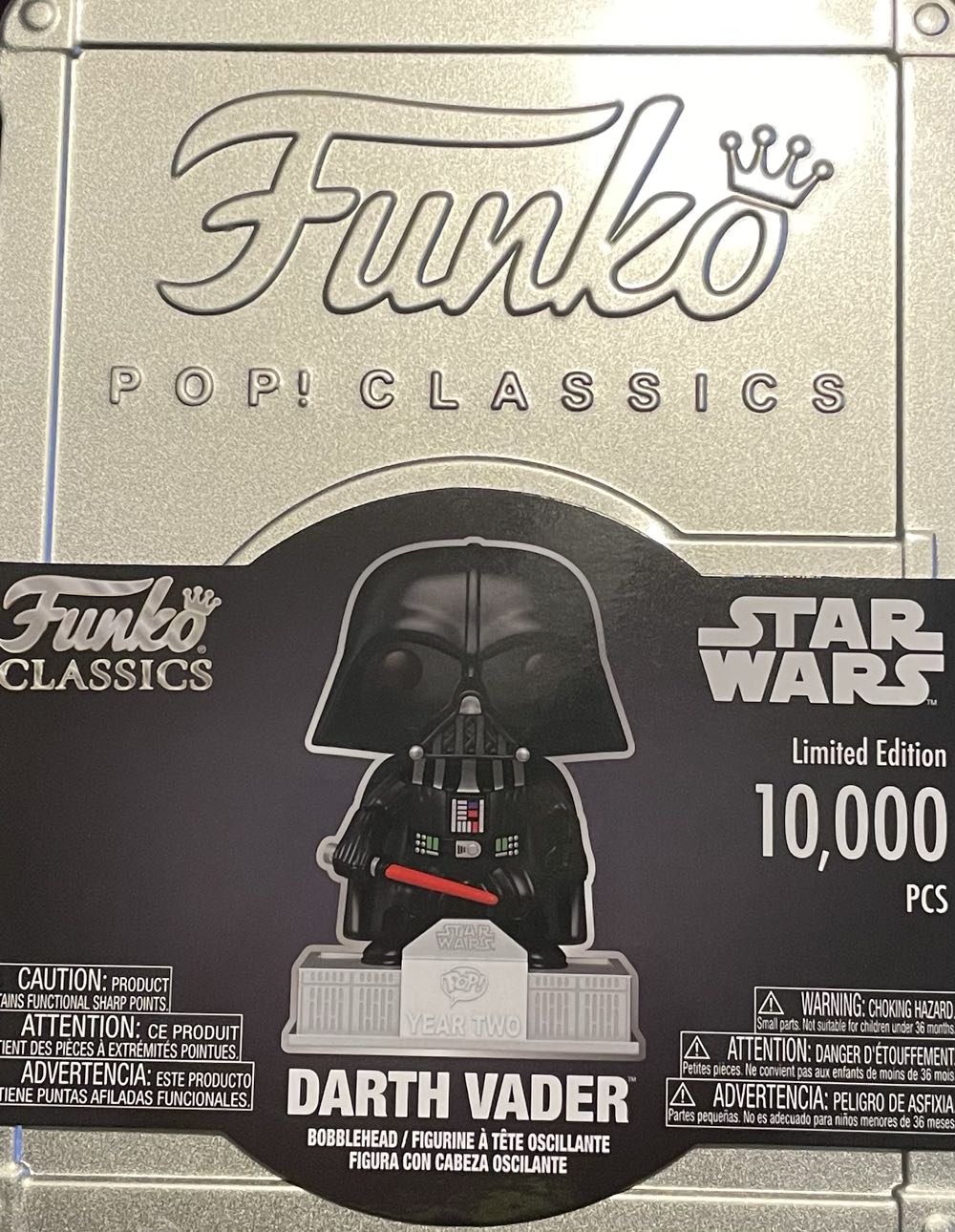 Funko 25th Anniversary $30 Darth Vader Classics - Star Wars vinyl figure collectible [Barcode 889698774321] - Main Image 3