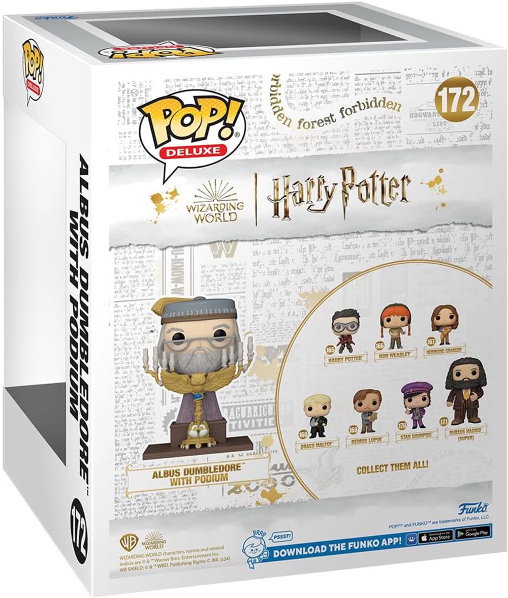 Albus Dumbledore (With Podium) - Harry Potter vinyl figure collectible [Barcode 889698760027] - Main Image 2