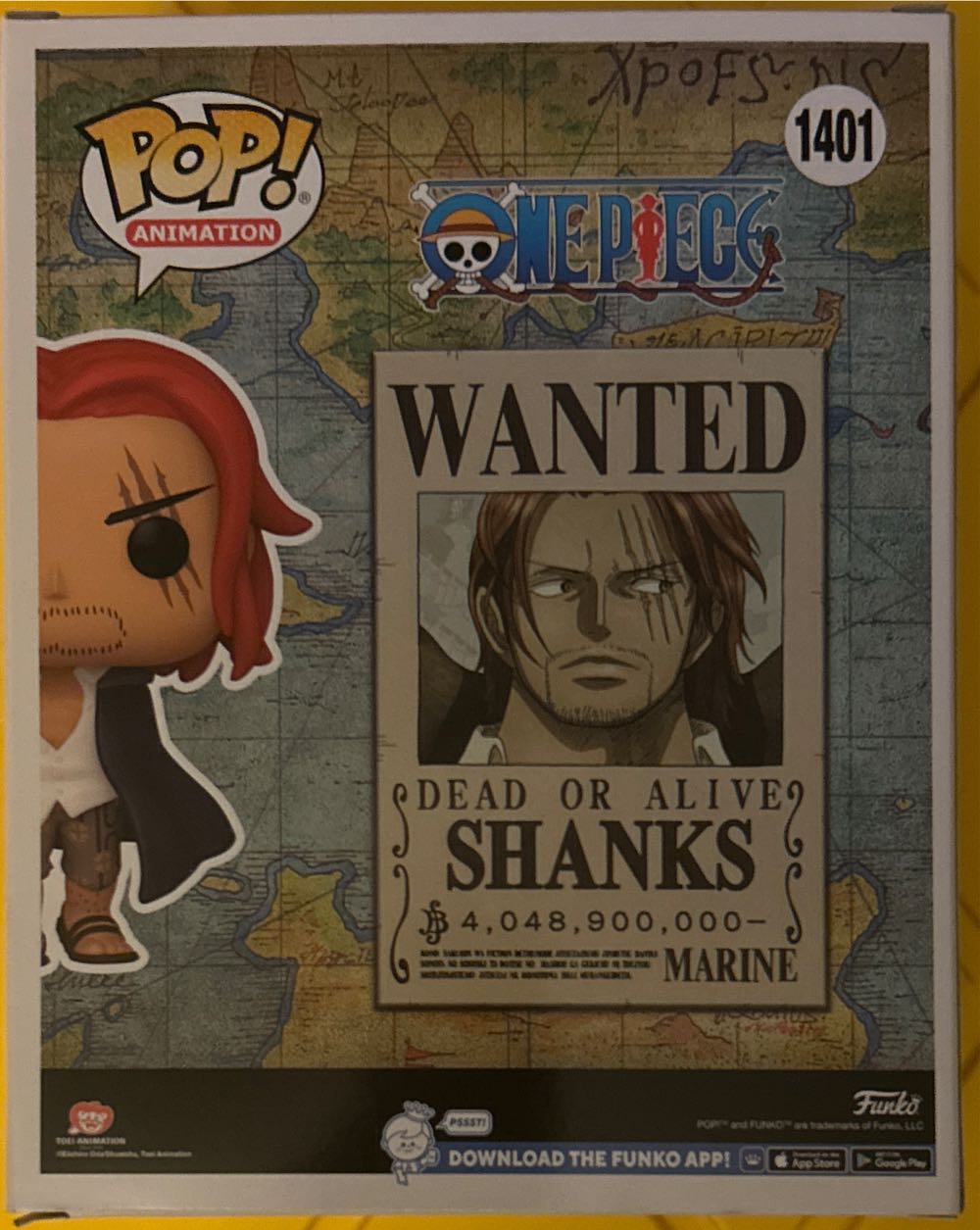 Shanks Poster Pop - One Piece vinyl figure collectible [Barcode 889698714976] - Main Image 3