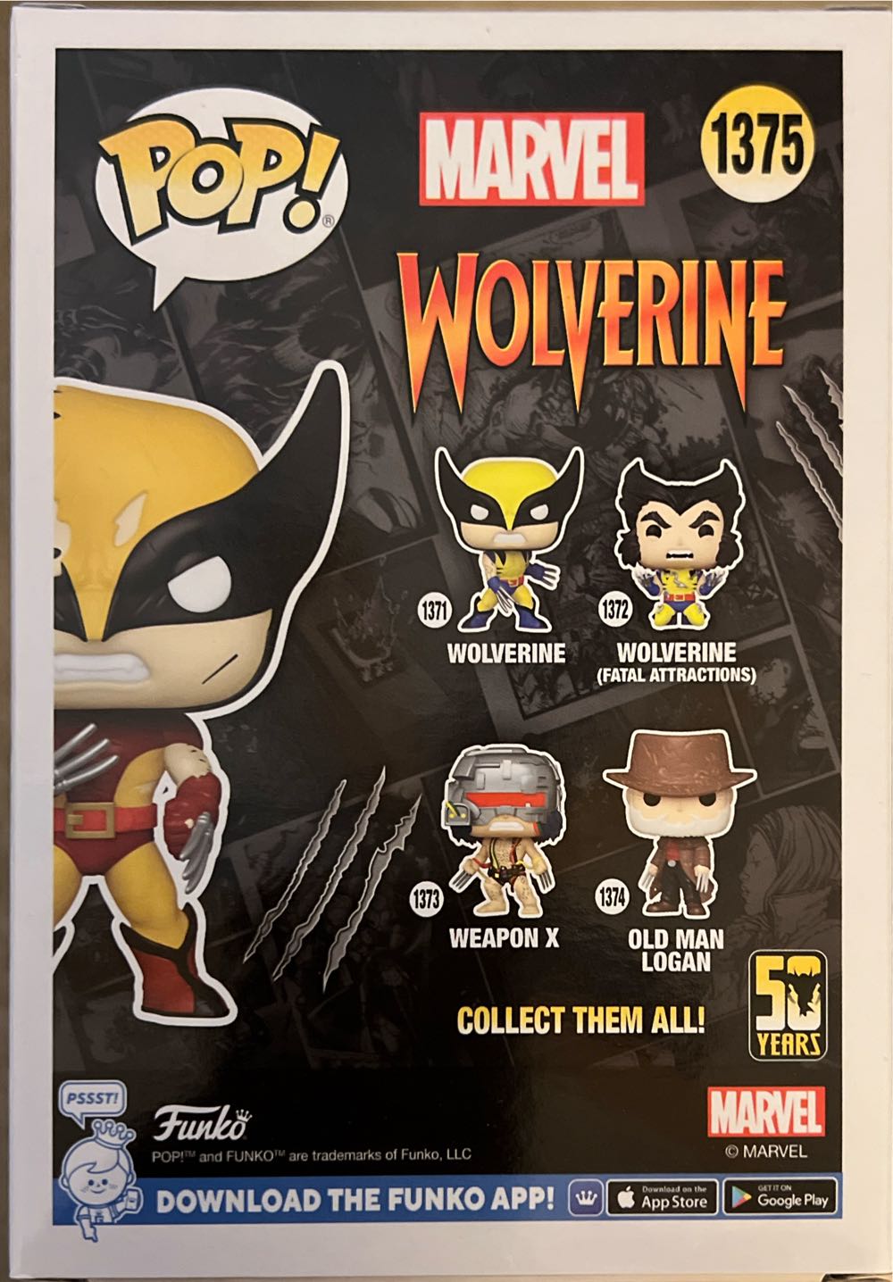 Wolverine (Battle Damage) - Marvel Universe vinyl figure collectible [Barcode 889698774390] - Main Image 2