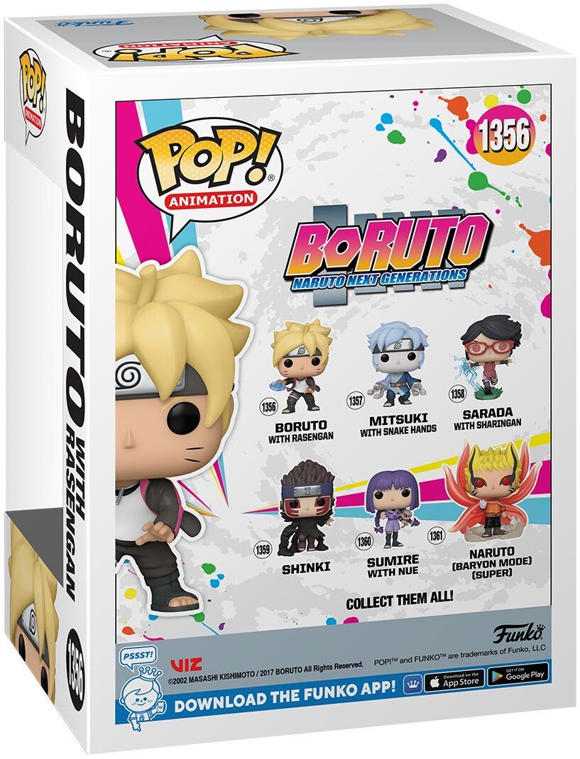 Naruto: Boruto: Boruto w/ Rasengan, #1356 - Boruto vinyl figure collectible [Barcode 889698613859] - Main Image 2