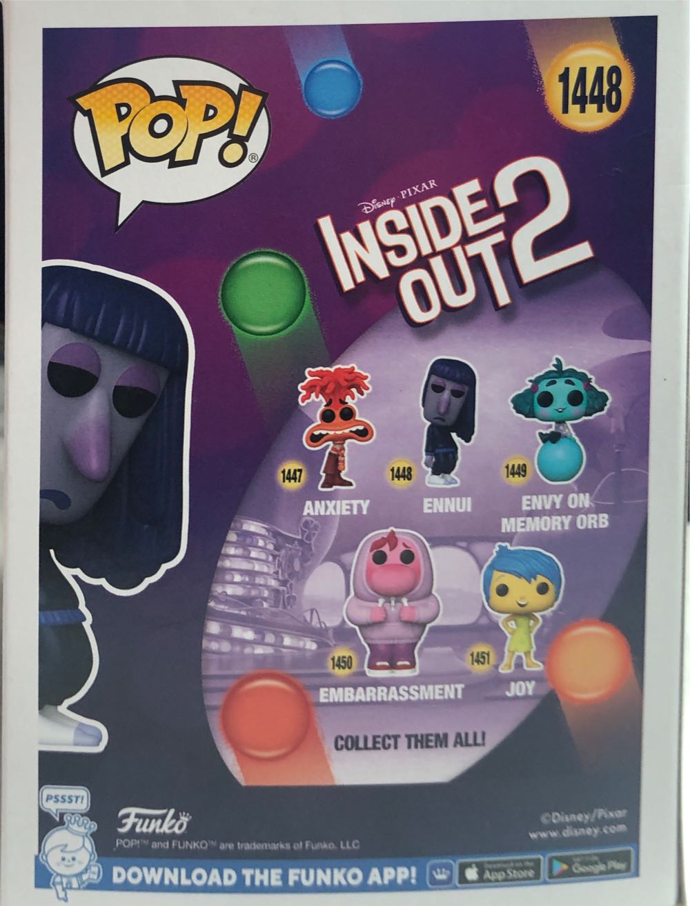 Ennui - Inside Out vinyl figure collectible [Barcode 889698759977] - Main Image 3