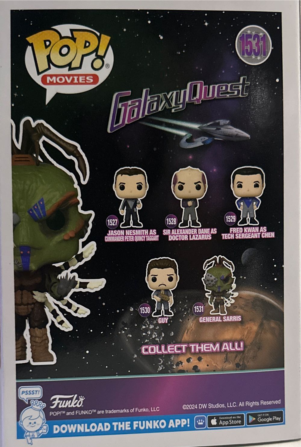 General Sarris - Galaxy Quest vinyl figure collectible [Barcode 889698767453] - Main Image 3