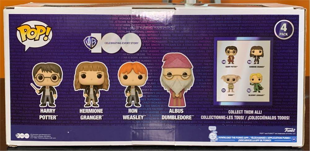 Harry Potter / Hermione Granger / Ron Weasley / Albus Dumbledore - Harry Potter vinyl figure collectible [Barcode 889698691130] - Main Image 3