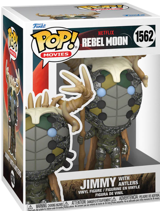 Rebel Moon: Jimmy w/ Antlers, #1562  vinyl figure collectible [Barcode 889698759830] - Main Image 3