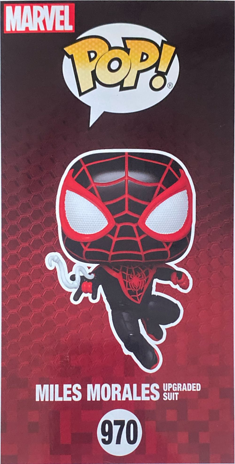 Miles Morales (Upgraded Suit) Pop! 970 - Spider-Man: Miles Morales vinyl figure collectible [Barcode 889698761086] - Main Image 2