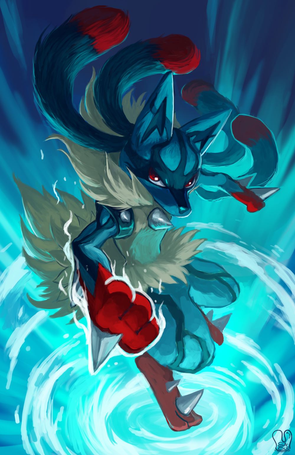 Pokémon (Lucario)  vinyl figure collectible - Main Image 2