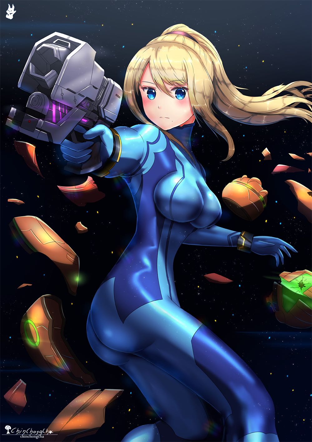 Metroid (Zero Suit Samus)  vinyl figure collectible - Main Image 2