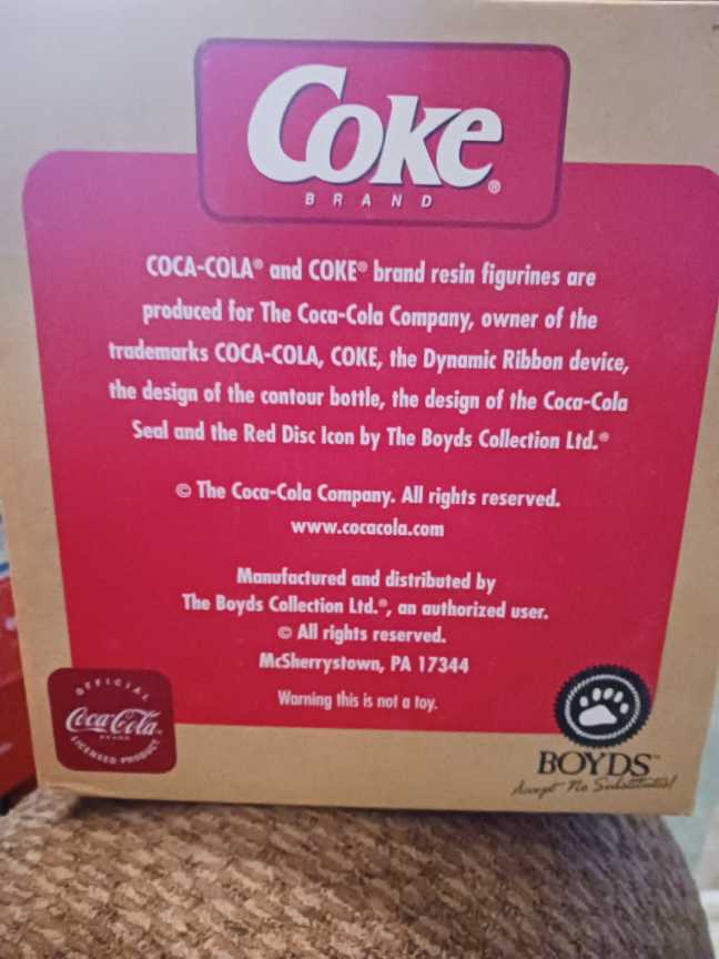 Coca-Cola Boyds Kaylie’s Recipe Card Holder 2005 - Coca-Cola vinyl figure collectible - Main Image 2