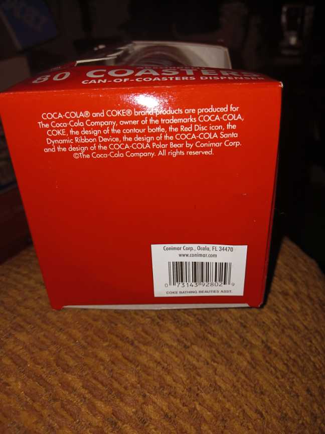 Coca-Cola Coasters Coca-Cola Can Bathing Beauties Asst. #4 Designs  vinyl figure collectible - Main Image 4