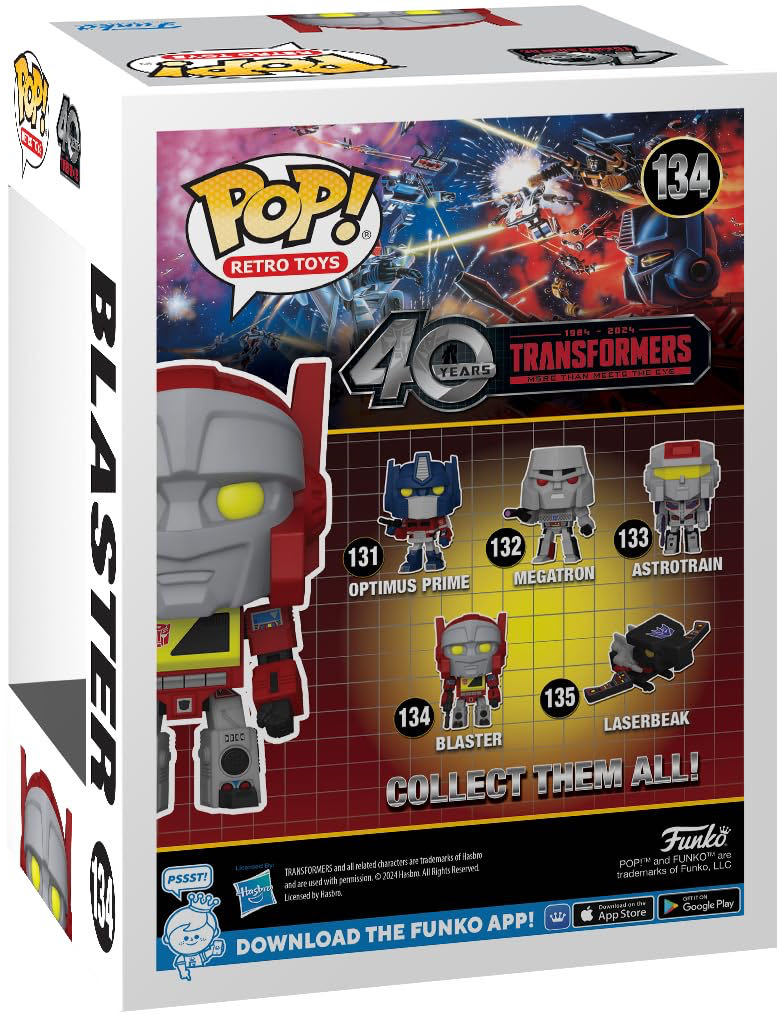 Blaster - Transformers vinyl figure collectible [Barcode 889698809887] - Main Image 2