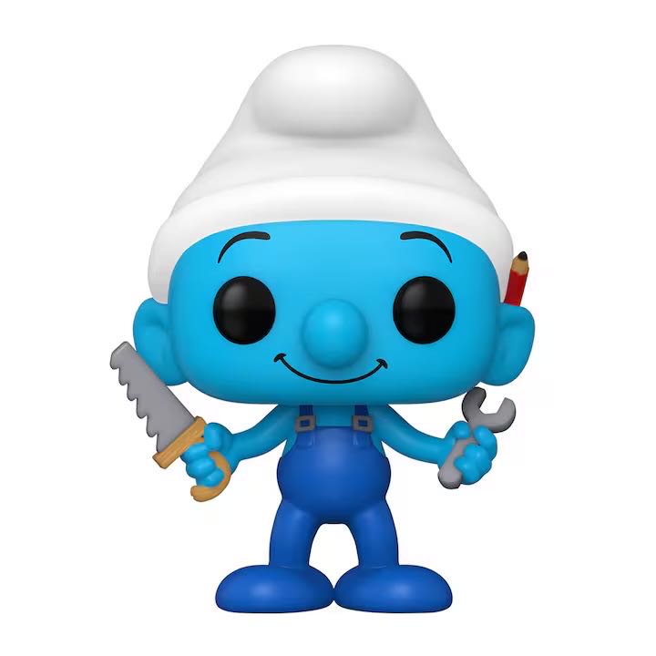 Handy Smurf - The Smurfs vinyl figure collectible [Barcode 889698792585] - Main Image 3