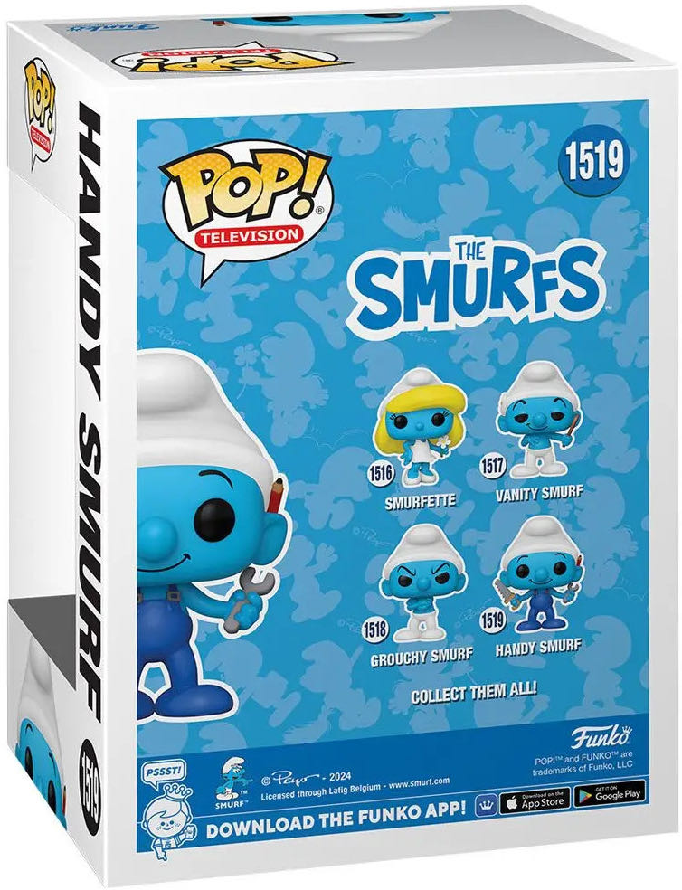 Vanity Smurf - The Smurfs vinyl figure collectible [Barcode 889698792608] - Main Image 2