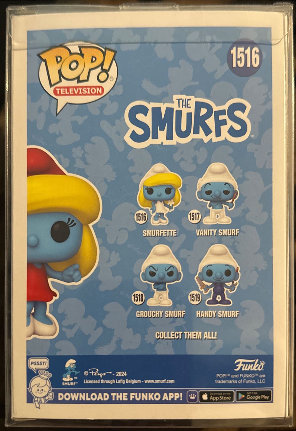 Smurfette - The Smurfs vinyl figure collectible [Barcode 889698792592] - Main Image 2