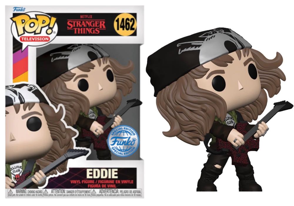 Eddie - Stranger Things vinyl figure collectible [Barcode 889698761017] - Main Image 2