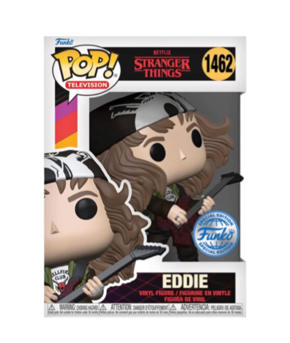 Eddie - Stranger Things vinyl figure collectible [Barcode 889698761017] - Main Image 3