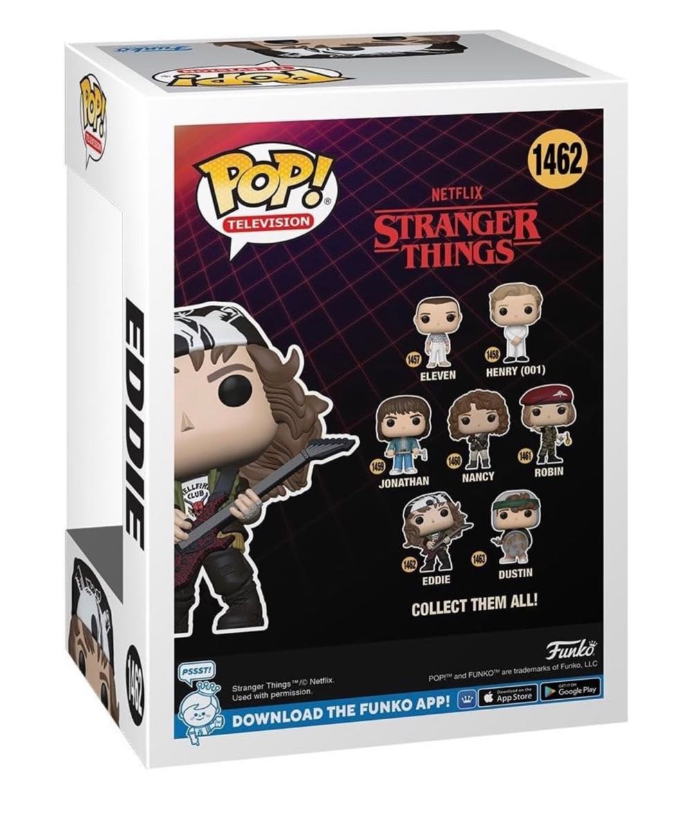Eddie - Stranger Things vinyl figure collectible [Barcode 889698761017] - Main Image 4