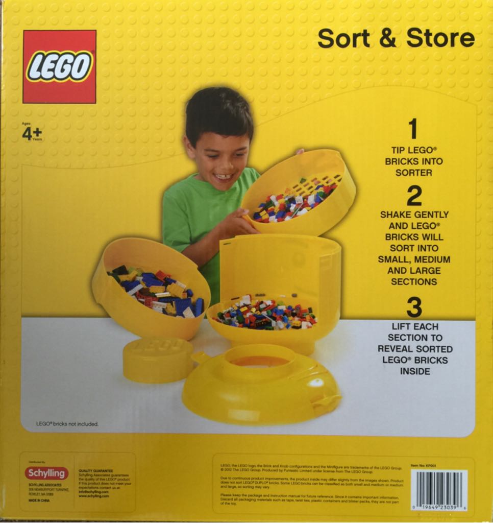 Lego Sort And Store  lego collectible [Barcode 019649230396] - Main Image 2