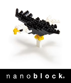 Nanoblock Bald Eagle  lego collectible [Barcode 026511581173] - Main Image 1
