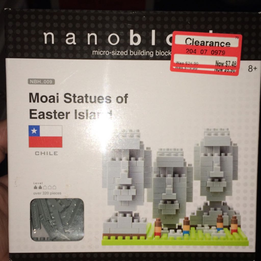 Nanoblock: Moai Statues Of Easter Island  lego collectible [Barcode 026511581401] - Main Image 1