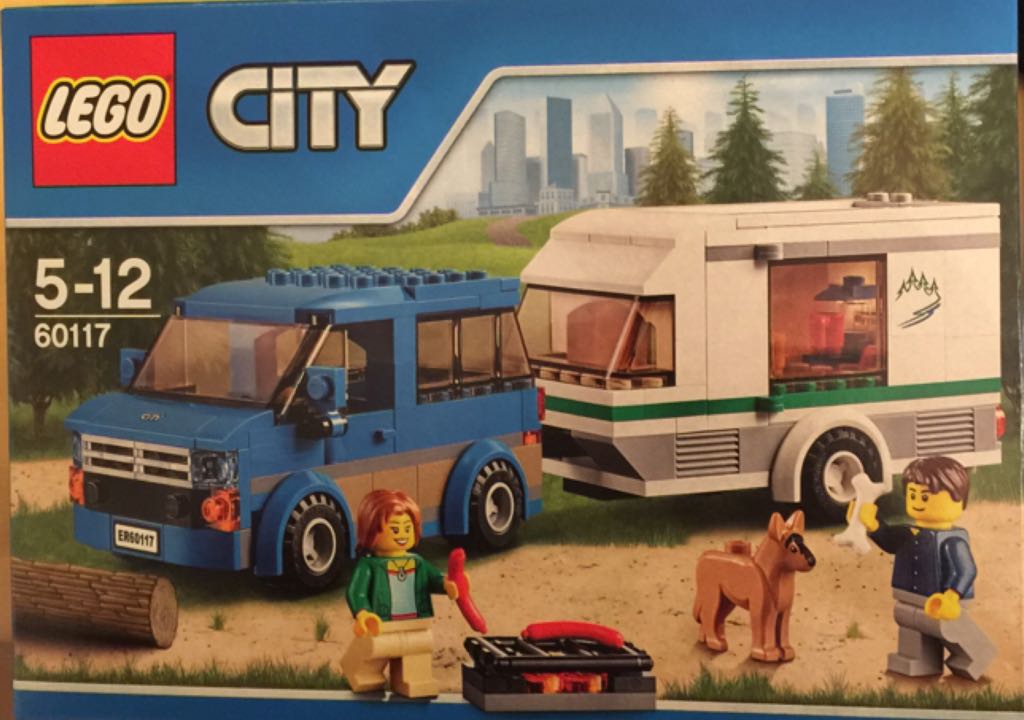 Van & Caravan 60117 - City lego collectible [Barcode 5702015594783] - Main Image 1