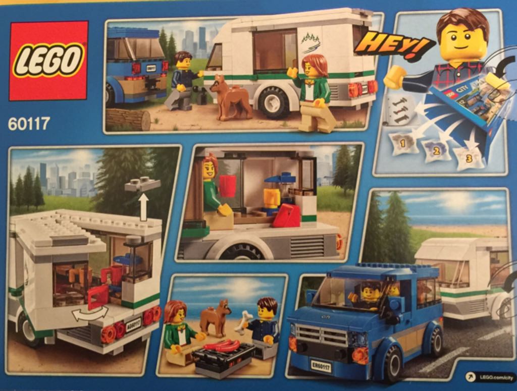 Van & Caravan 60117 - City lego collectible [Barcode 5702015594783] - Main Image 2