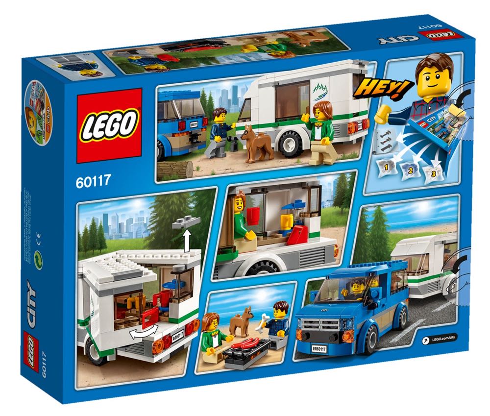 Van & Caravan 60117 - City lego collectible [Barcode 5702015594783] - Main Image 3
