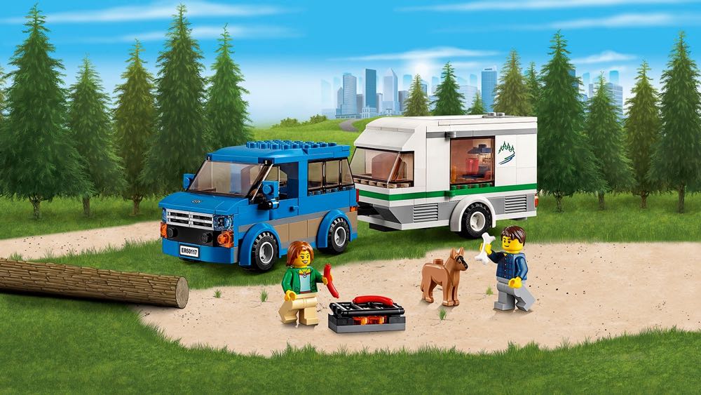 Van & Caravan 60117 - City lego collectible [Barcode 5702015594783] - Main Image 4