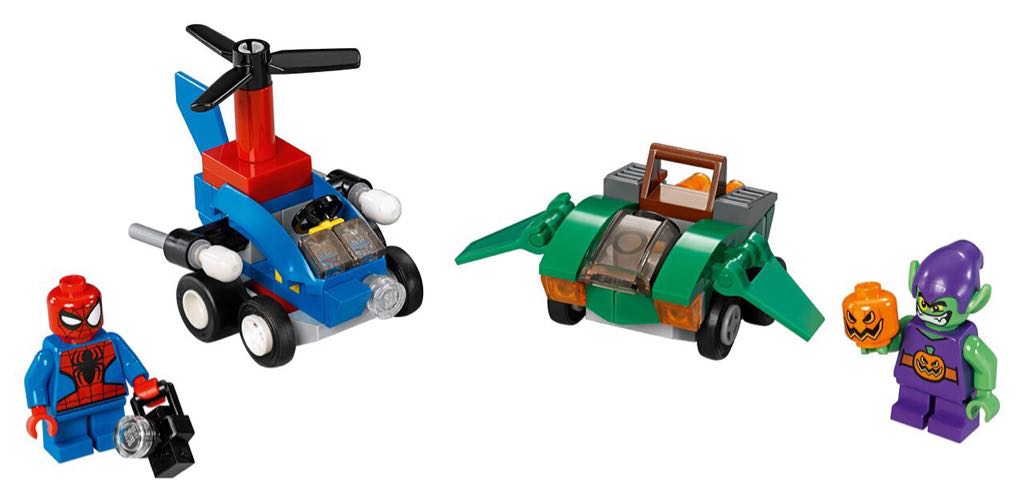 76064 Mighty Micros: Spiderman Vs Green Goblin - Marvel Super Heroes lego collectible [Barcode 5702015597777] - Main Image 2