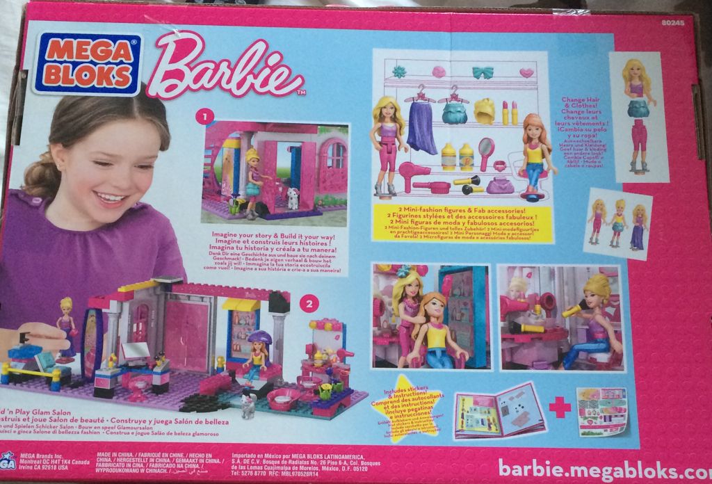 Barbie: Glam Salon  lego collectible [Barcode 065541802452] - Main Image 2
