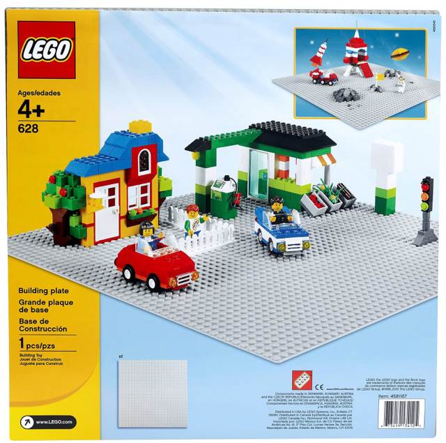 Large Grey Baseplate 48x48 - Basic lego collectible [Barcode 042884006280] - Main Image 1
