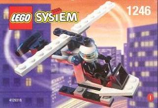 Shell 1999 Promo #1 Mini Helicopter - City lego collectible [Barcode 042884012465] - Main Image 1
