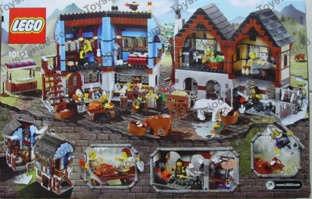 Medieval Market Village - Castle lego collectible [Barcode 000100004113] - Main Image 2