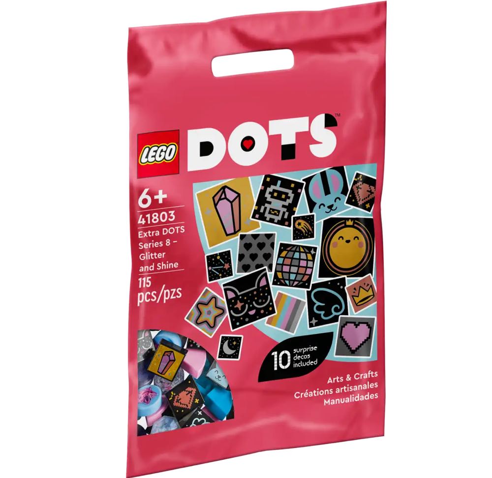 Dots 41803: Extra Dots Series 8 - Glitter and Shine - Dots lego collectible [Barcode 673419377409] - Main Image 2