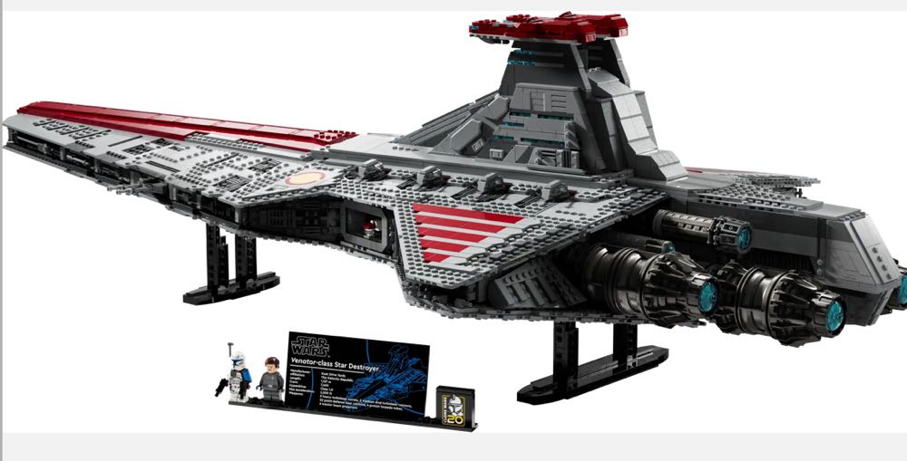 Star Wars : Venator-Class Republic Attack Cruiser - Star Wars lego collectible - Main Image 4