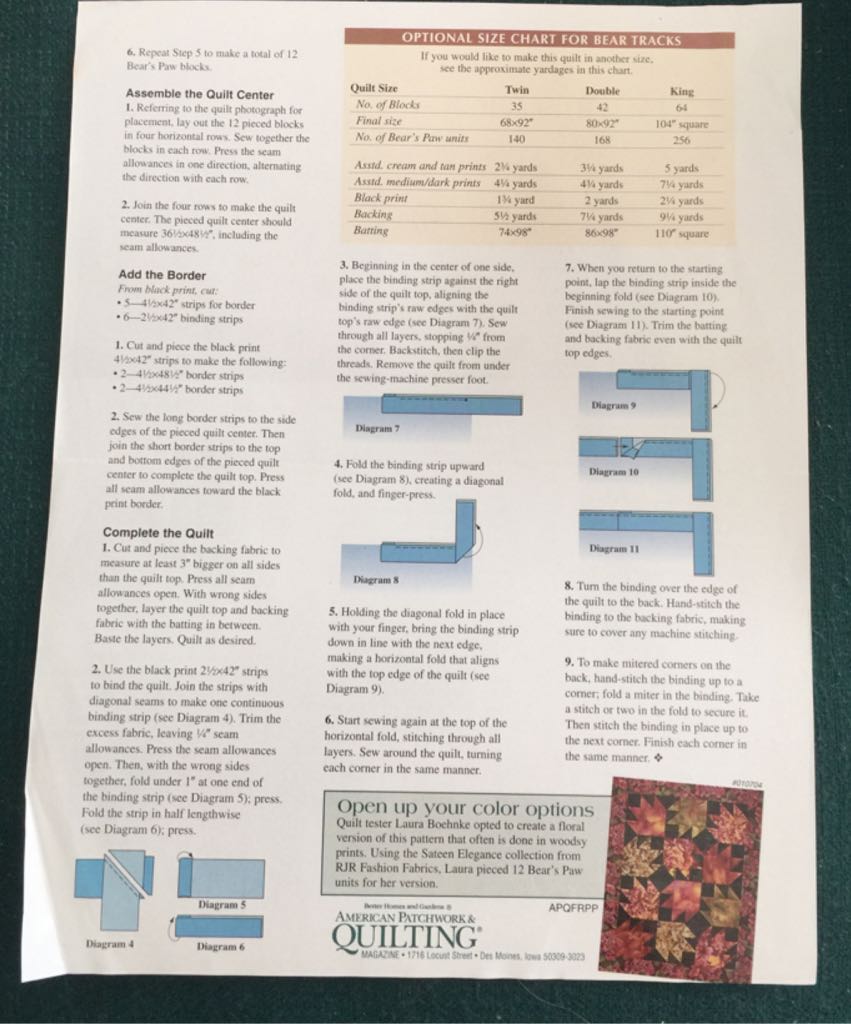 American Patchwork & Quilting  (August) magazine collectible - Main Image 2