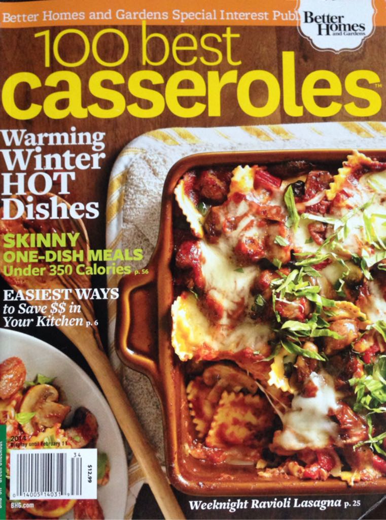100 Best Casseroles (January) magazine collectible - Main Image 1