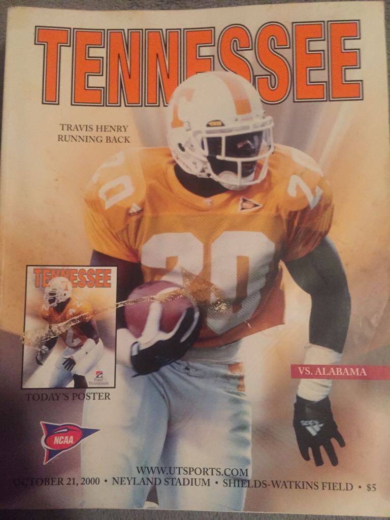Tennessee V Alabama 2000  magazine collectible - Main Image 1