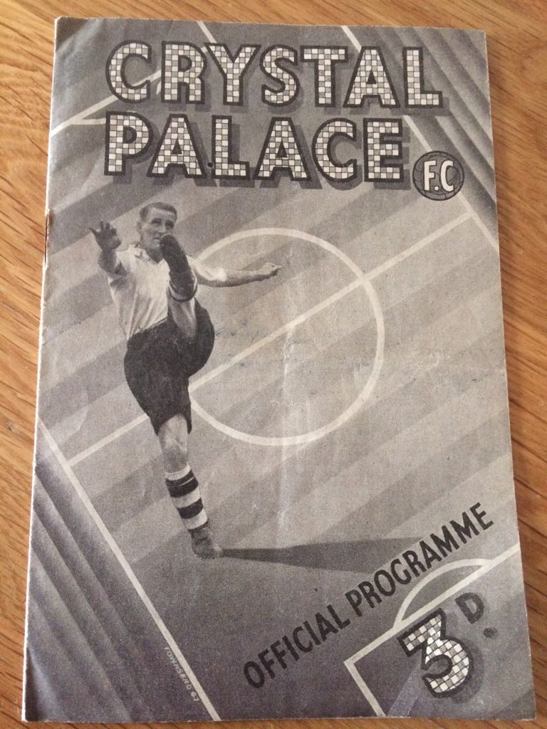 Crystal Palace Match Programme Season 1982-83
