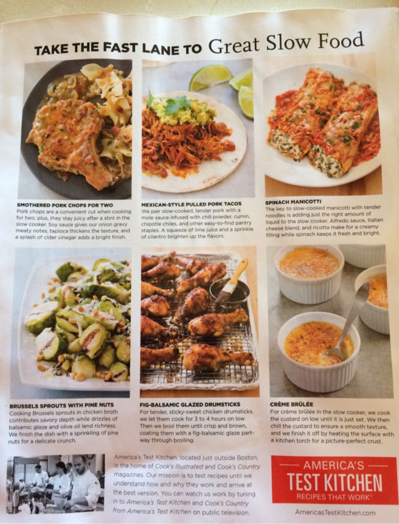 America’s Test Kitchen Slow Cooker Revolution  (March) magazine collectible - Main Image 2
