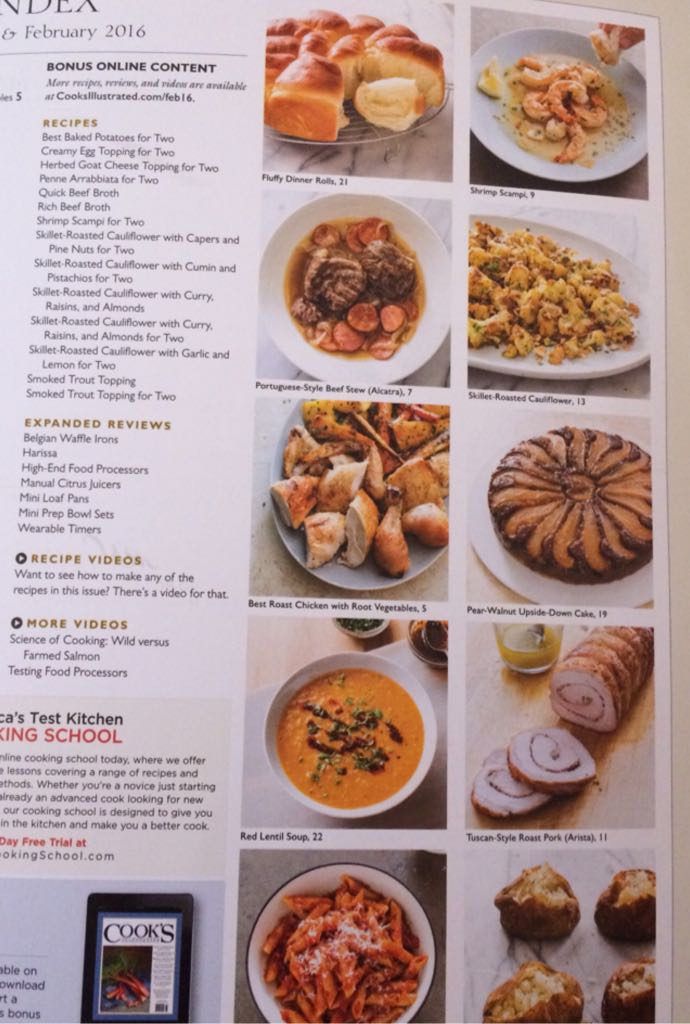 Cooks Illustrate  (January) magazine collectible - Main Image 2