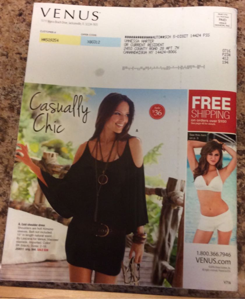 Venus  (August) magazine collectible - Main Image 2