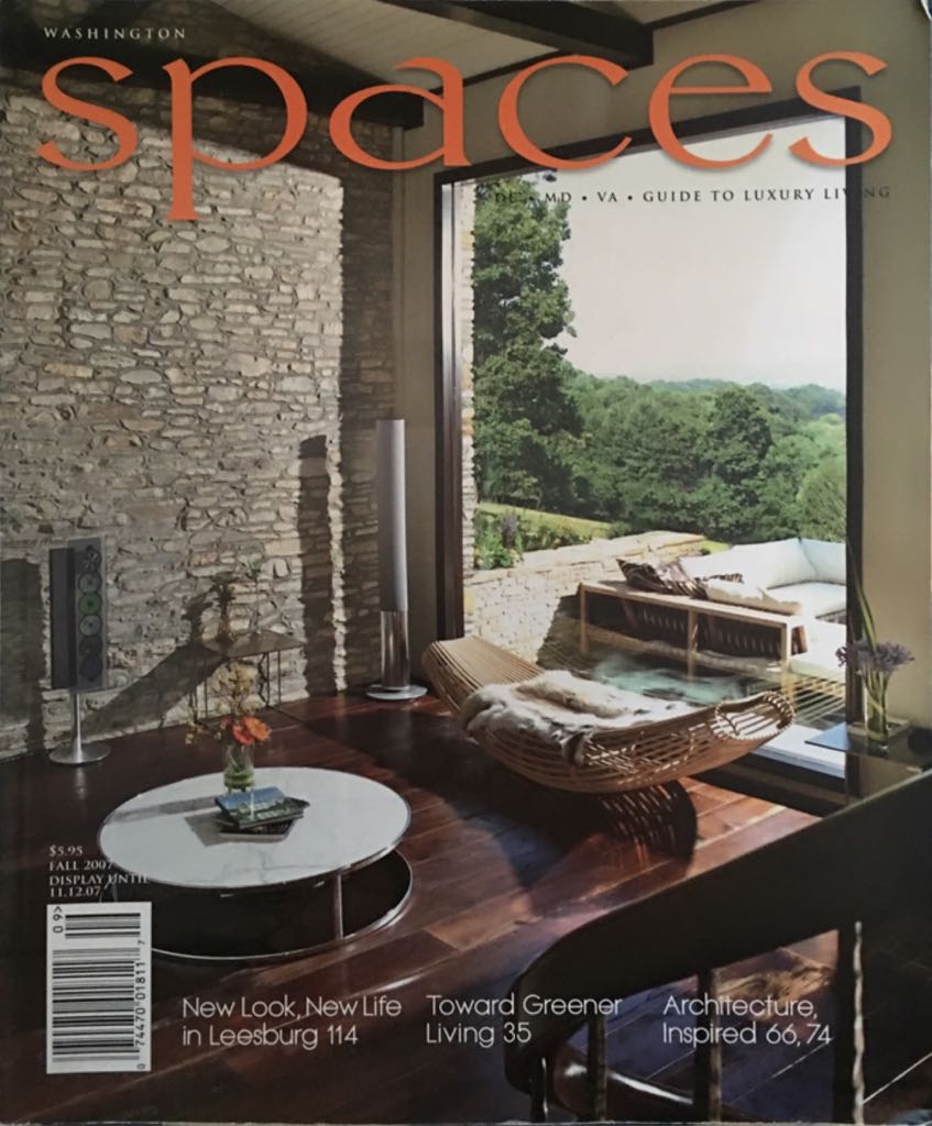 Washington Spaces  magazine collectible - Main Image 1