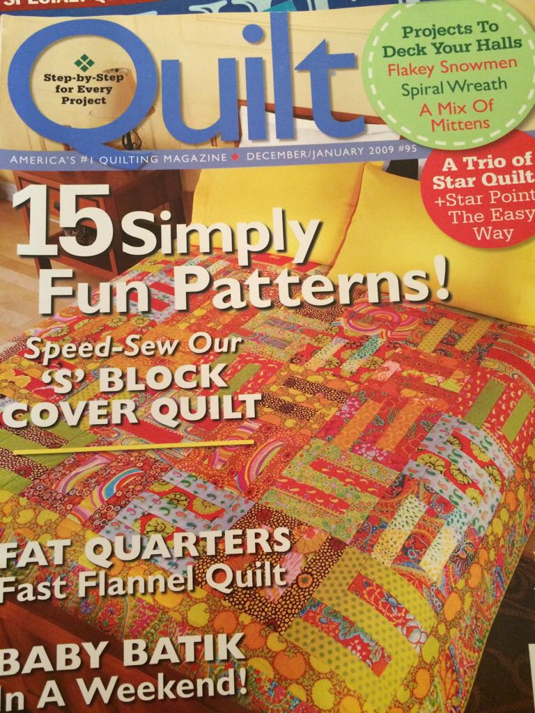 Quilt   (January) magazine collectible - Main Image 1