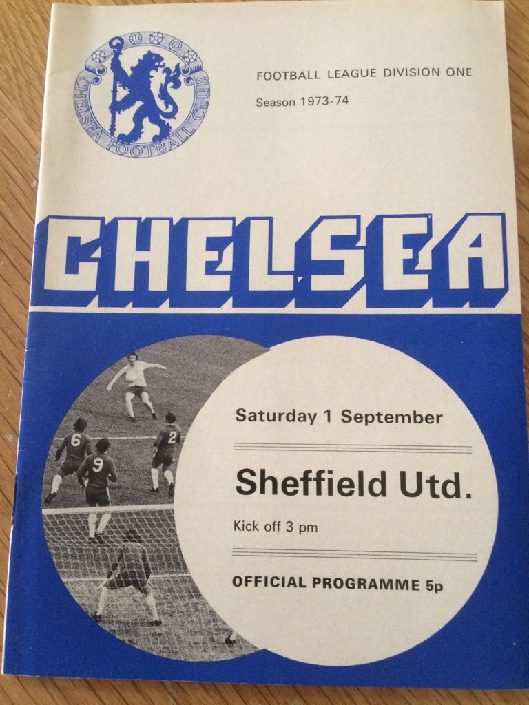 Chelsea Match Programme 1973-74  (September) magazine collectible - Main Image 1