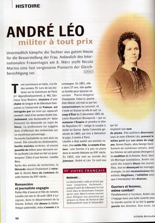 écoute  (November) magazine collectible - Main Image 1