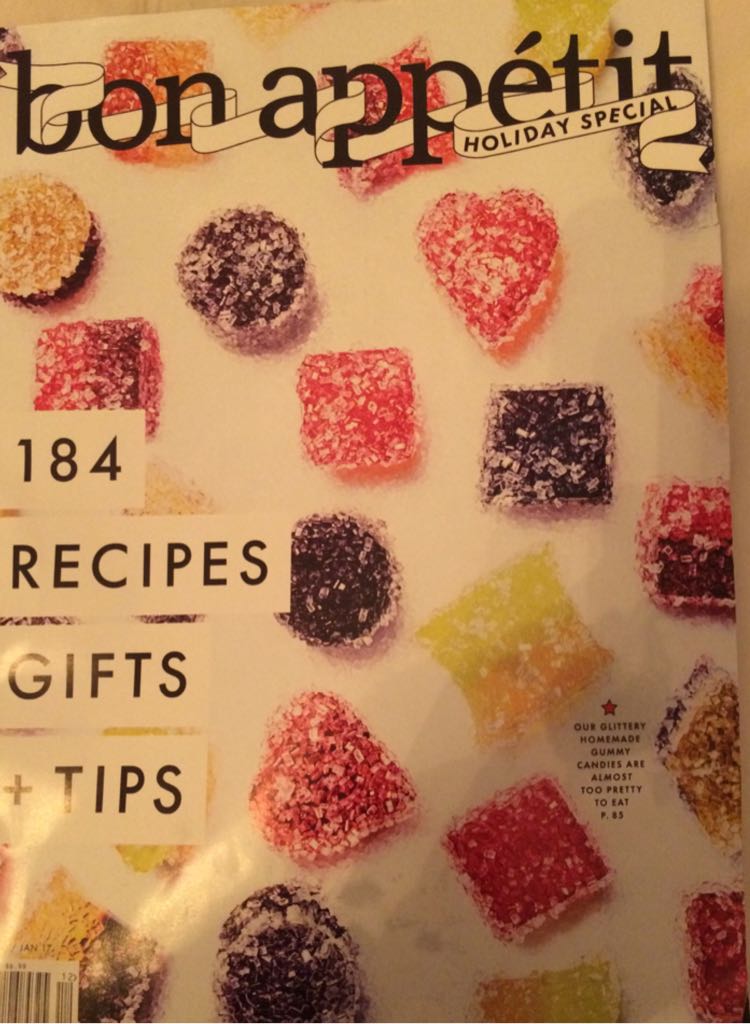 Bon Appetit  (December) magazine collectible - Main Image 1
